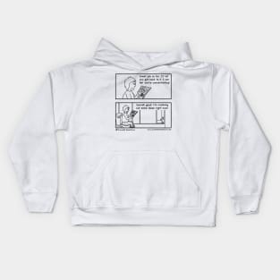 Bathroom office Kids Hoodie